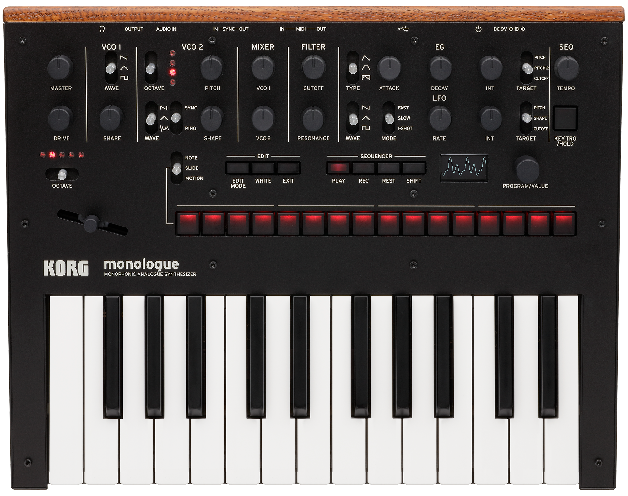 Korg monologue schwarz
