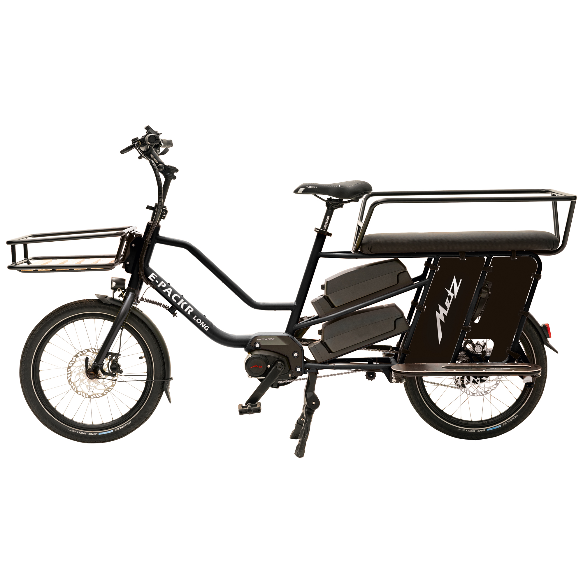 Metz E-Packer long in schwarz