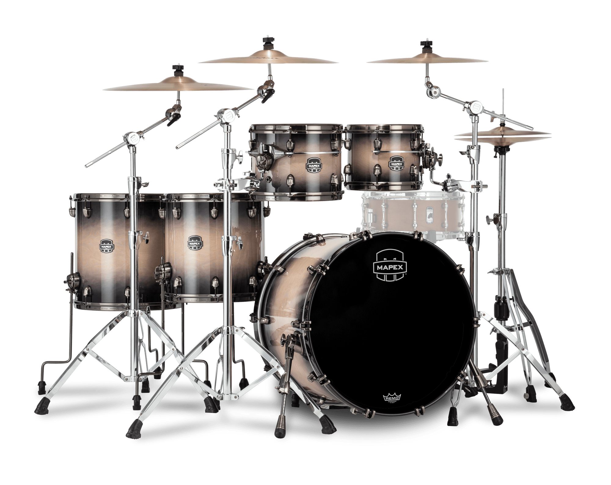 Mapex Saturn Evolution Exotic Maple Stage+ Shellset Violet Burst