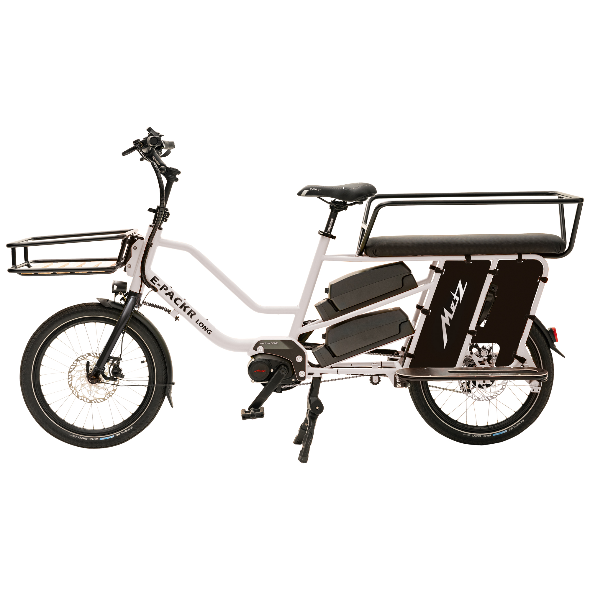 Metz E-Packer long in weiss