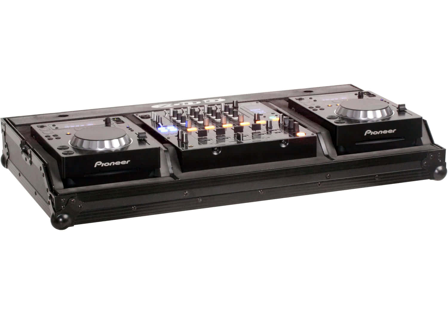 Zomo Flightcase Set 350 NSE für 2x Pioneer DJ CDJ-350 + 1x Pioneer DJ DJM-800