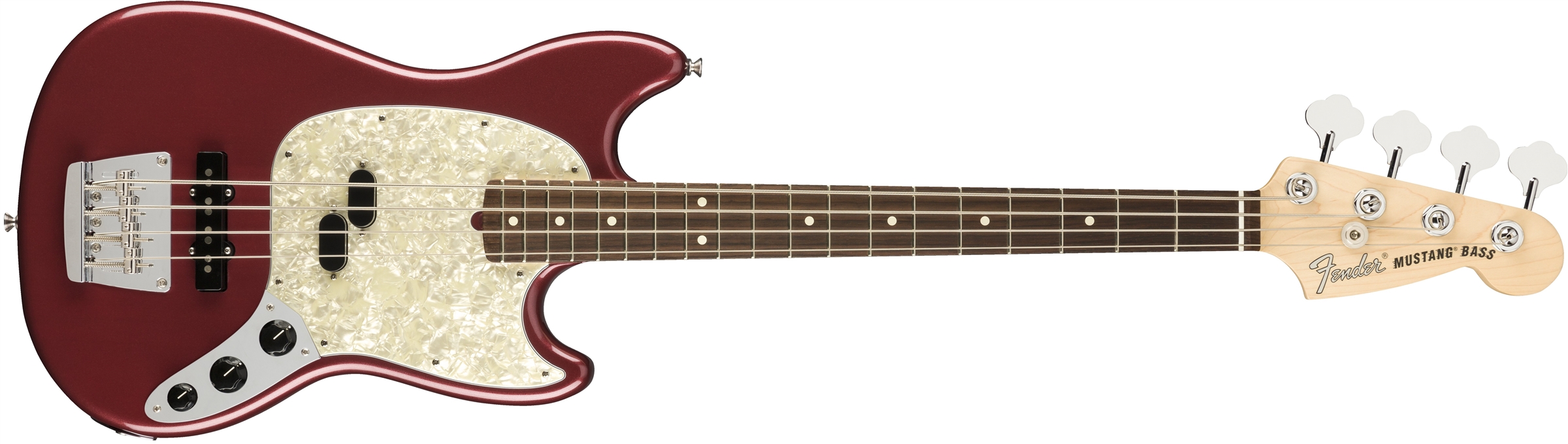 1115c503cc854d39 Fender AM Perf Mustang Bass RW AUB