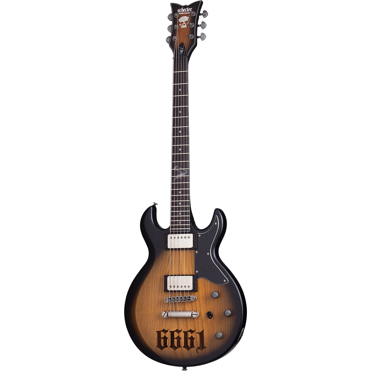 Schecter Signature Zacky Vengeance 6661 Aged Nat. Satin Black Burst