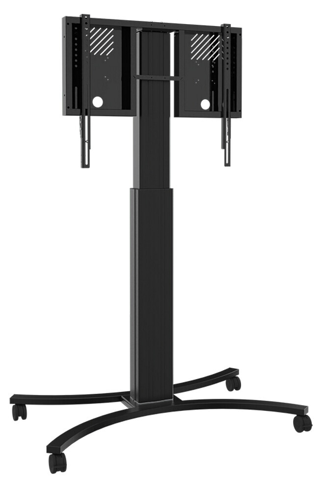 celexon Expert elektrisch höhenverstellbarer Display Rollwagen - 70cm schwarz