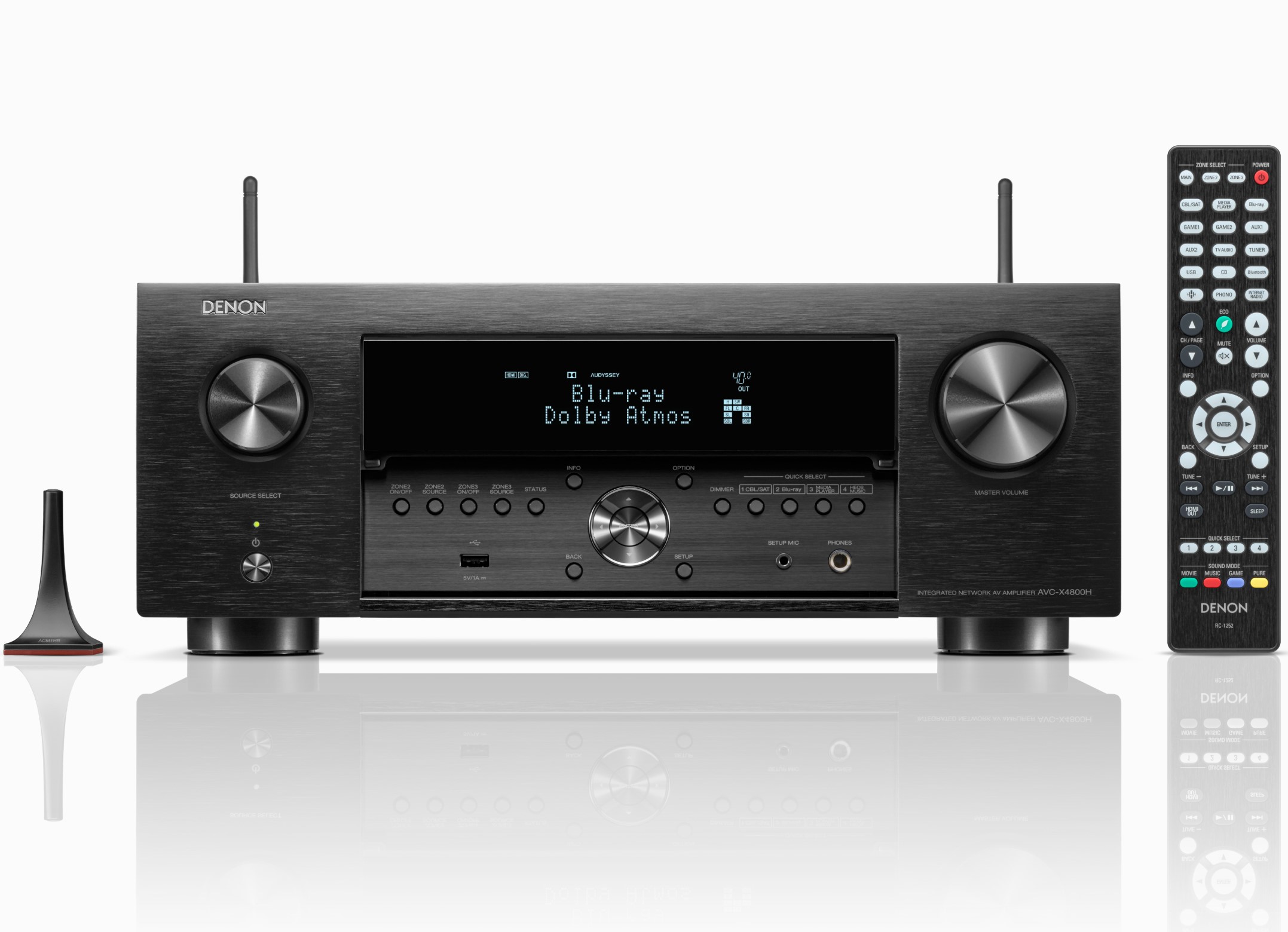 Denon AV Receiver AVR-X4800H Schwarz