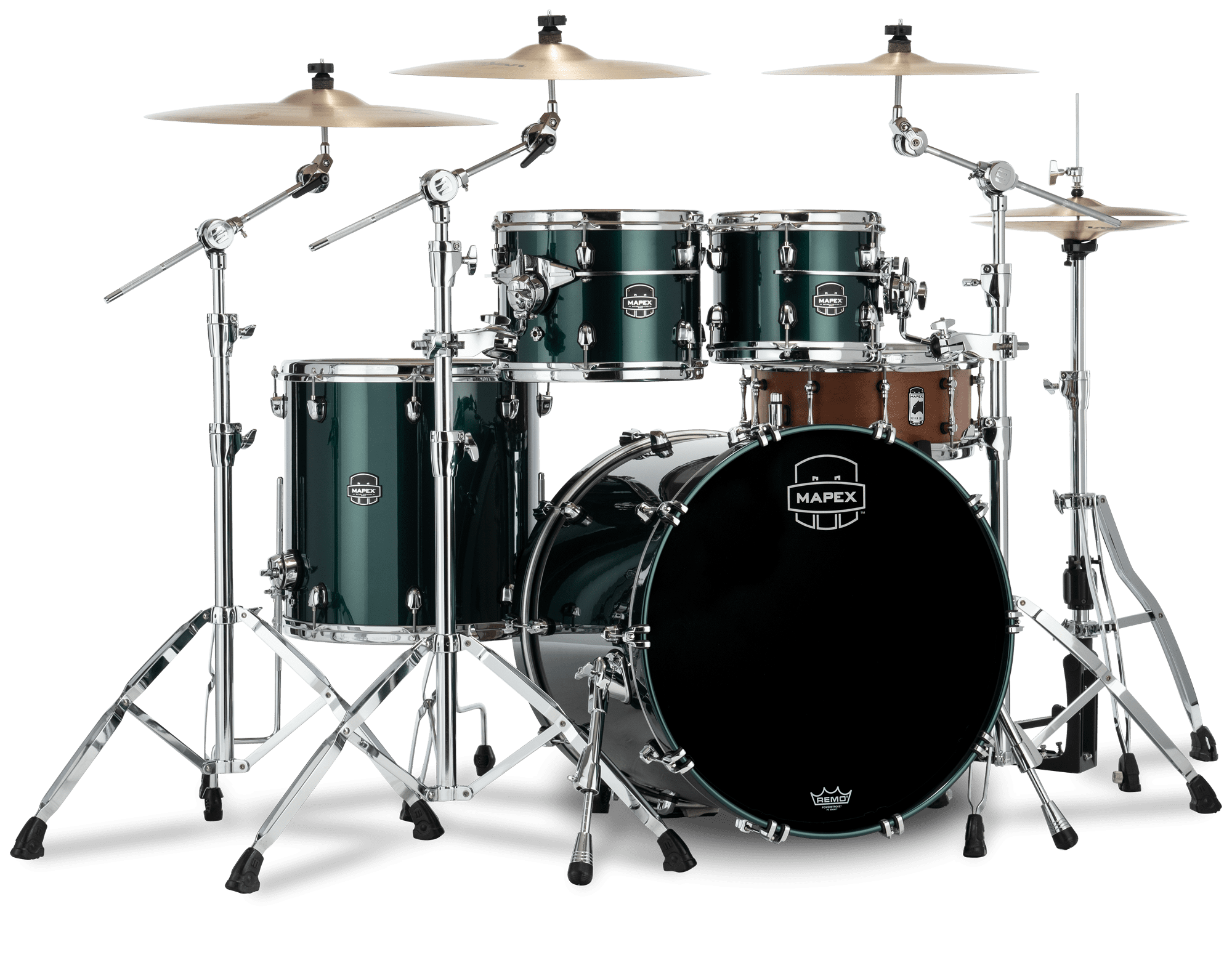 Mapex Saturn Evolution Birch Stage Shellset Brunswick Green