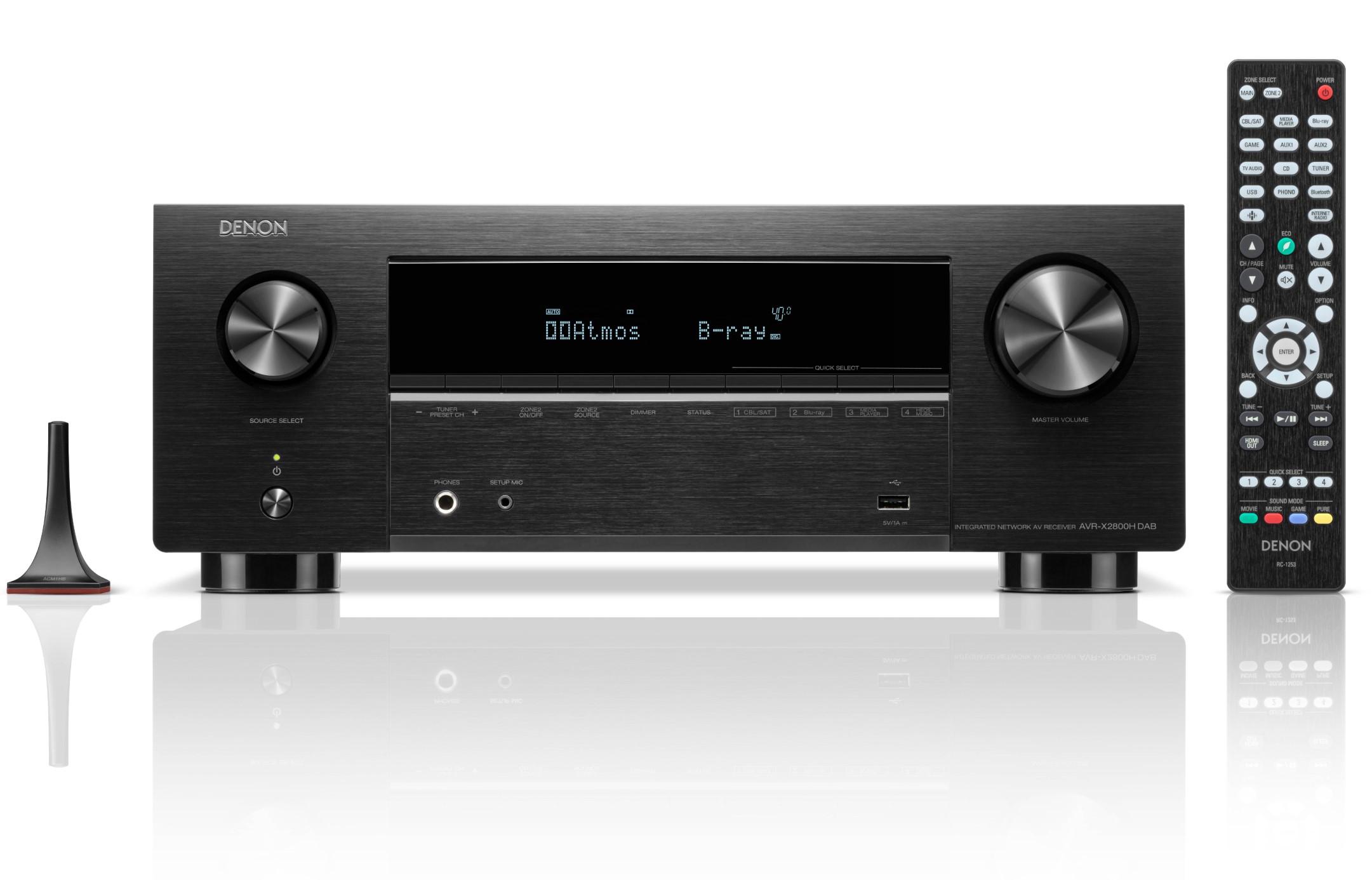 Denon AV Receiver AVR-X2800H DAB Schwarz