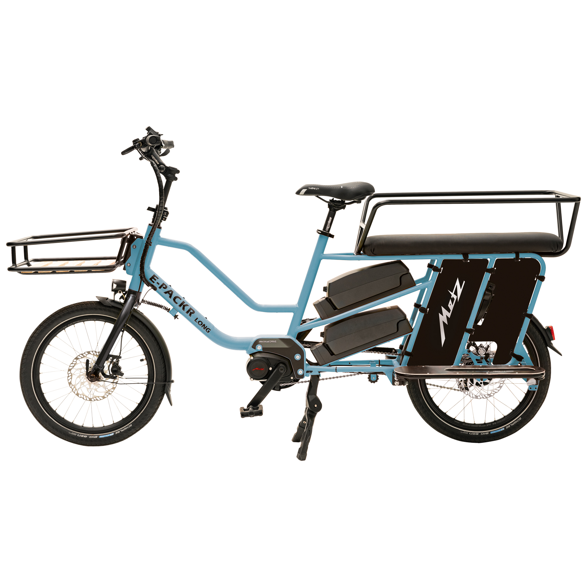 Metz E-Packer long in hellblau