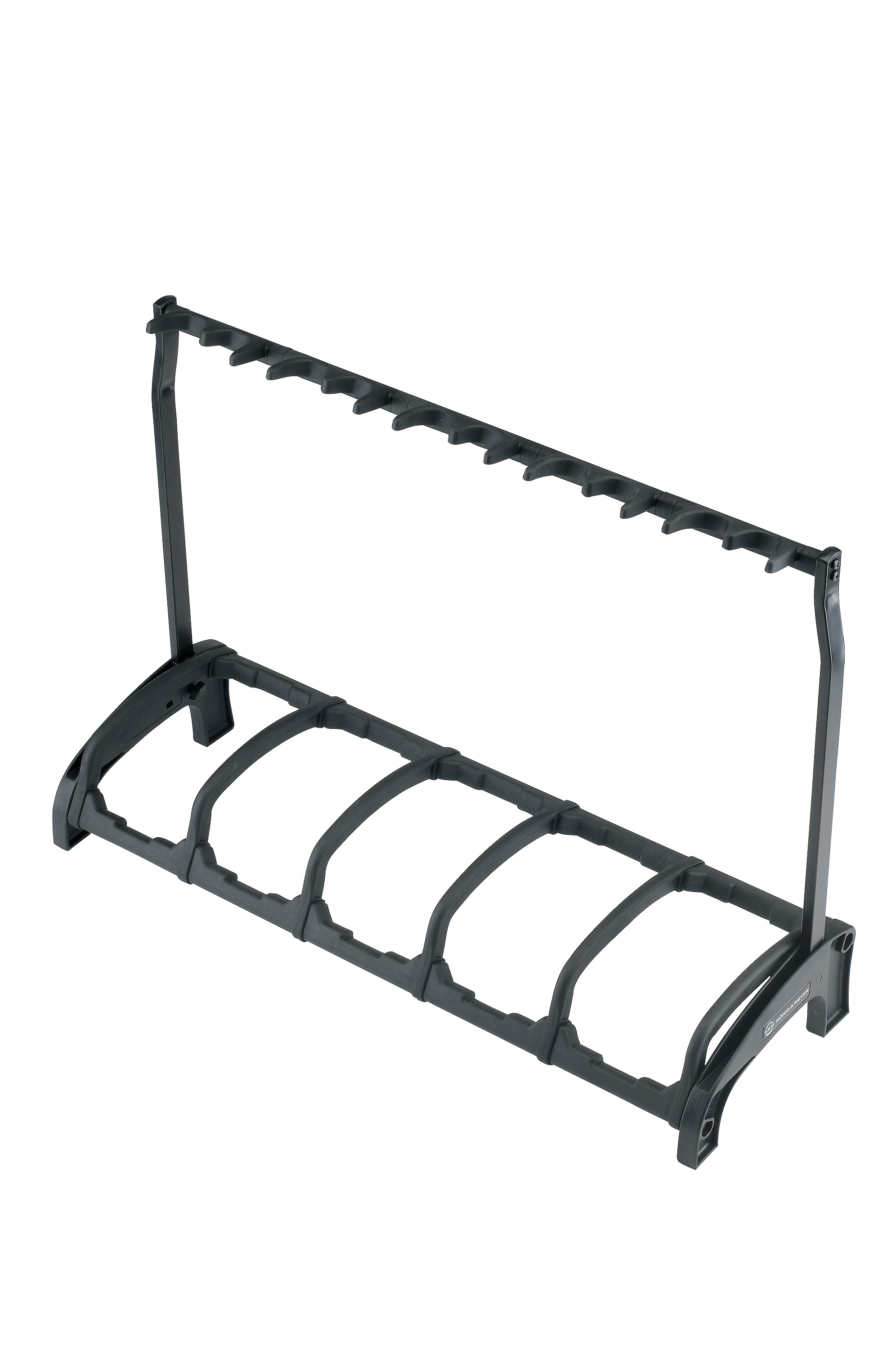 K&M 17515 5 fach Gitarrenständer Guardian 5 schwarz
