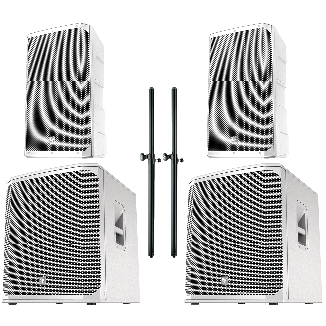 Electro Voice ELX200 Set 15P + 18SP WH