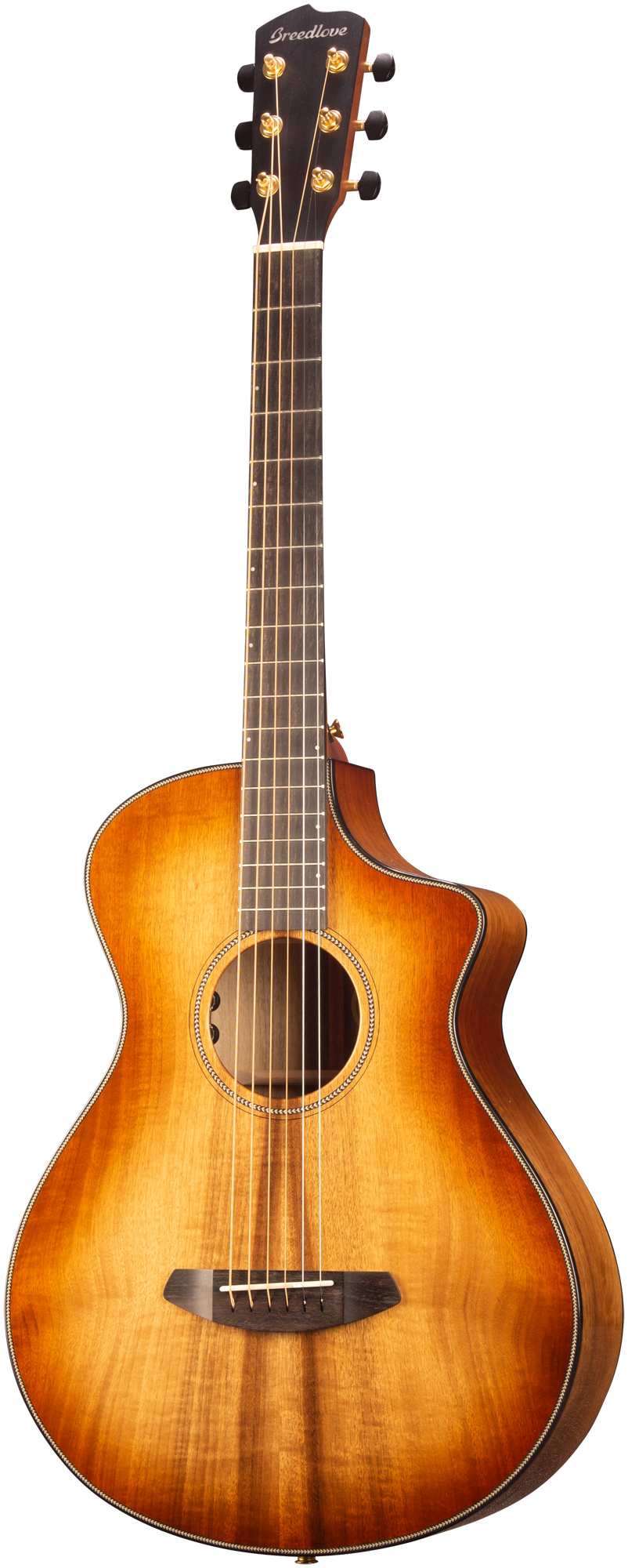 Breedlove Oregon Concertina Cut Cinnamon Burst Myrtle/Myrtle