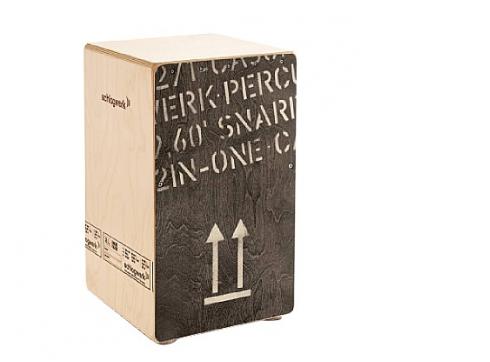 Schlagwerk "2inone" Cajon Cp404blk Black Edition
