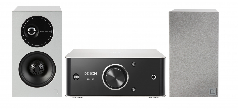 Denon PMA-30 + Demand D7 Premium-Silber/Weiß