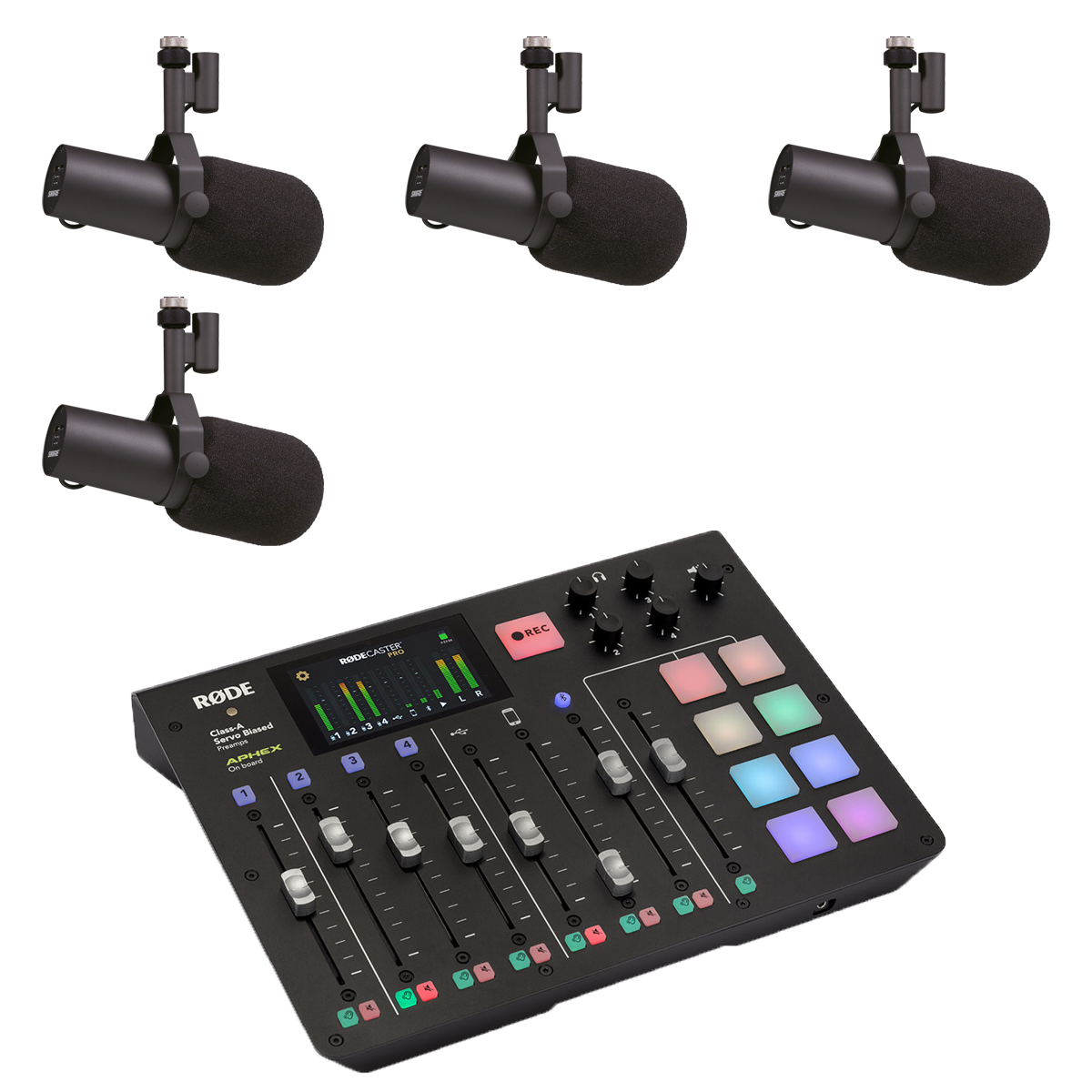 Rode Rodecaster Pro + Shure SM7B