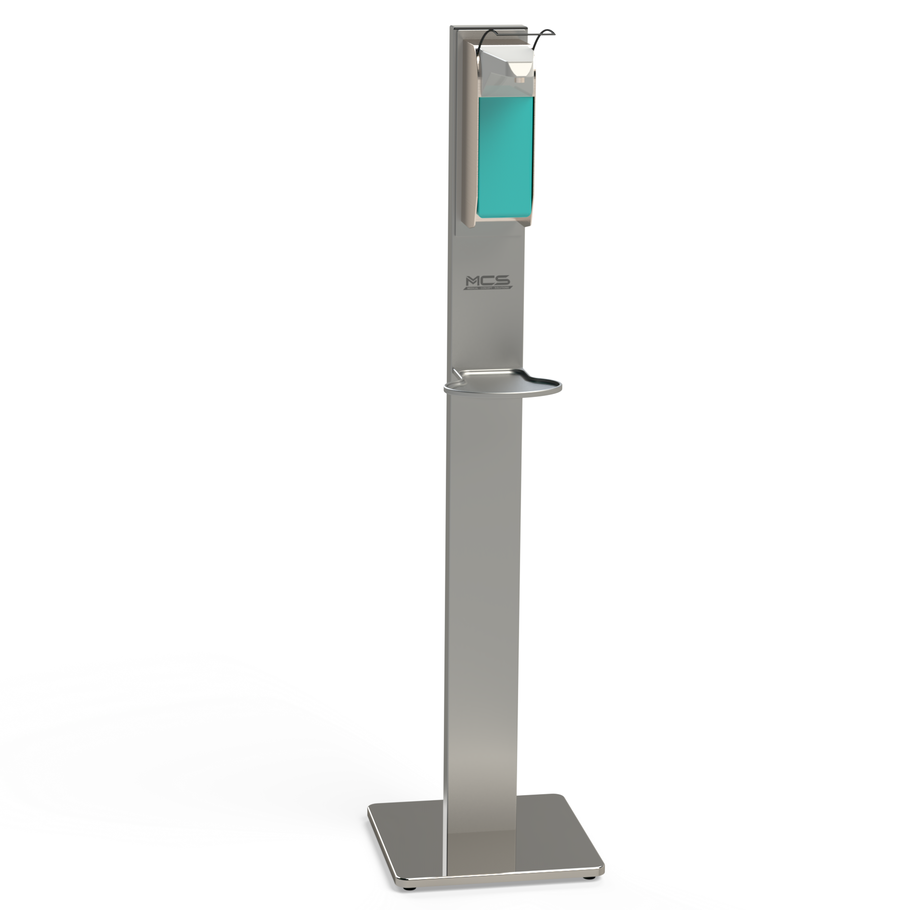 MCS801214-649E MCS Desinfektionsmittelsäule mit manuellem Desinfektionsmittelspender (Medical)