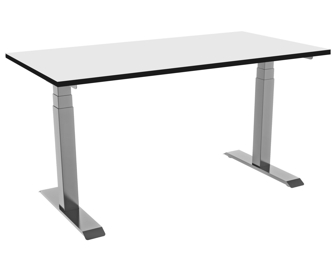 celexon elektrisch höhenverstellbarer Schreibtisch Professional 175x75 - grau, HPL Tischplatte