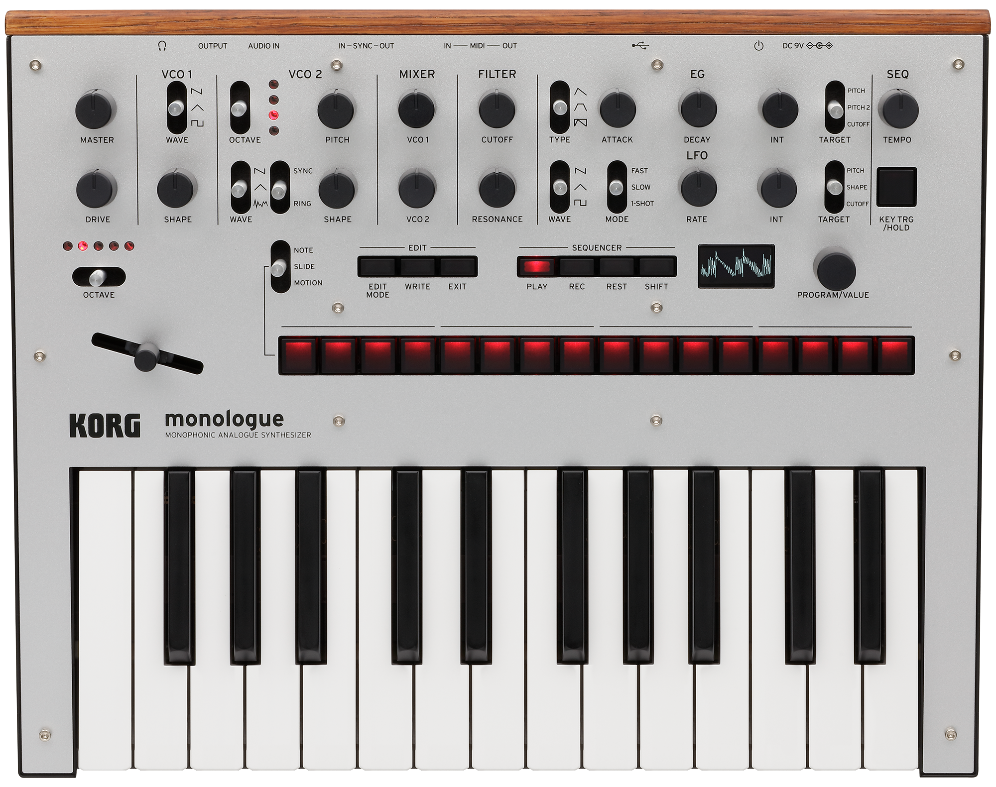 Korg monologue silber