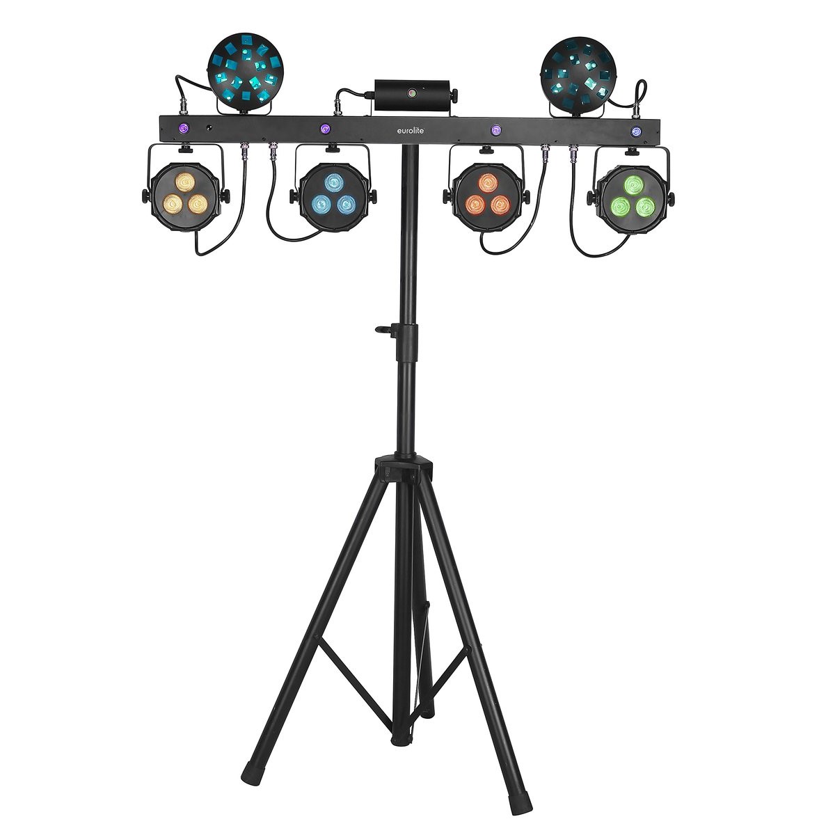 Eurolite Set LED KLS Laser Bar Next FX-Lichtset + M-4 Boxenhochständer
