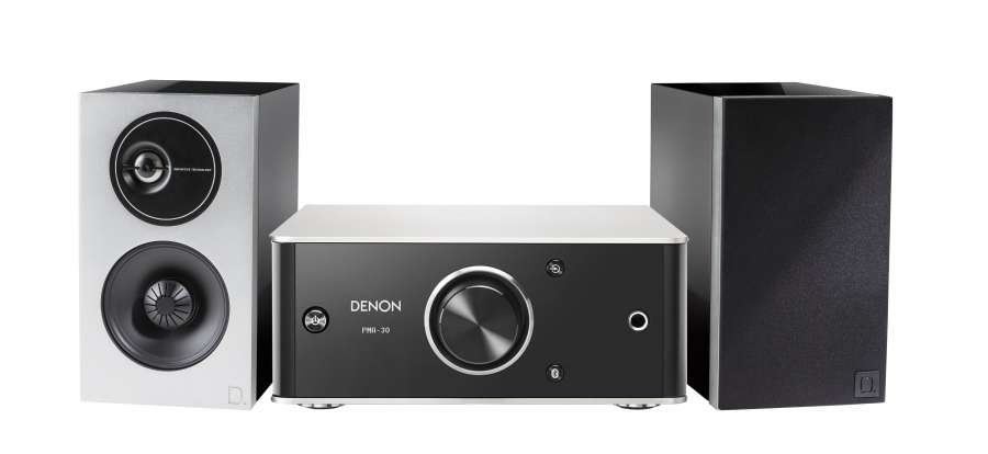 Denon PMA-30 + Demand D7 Premium-Silber/Schwarz